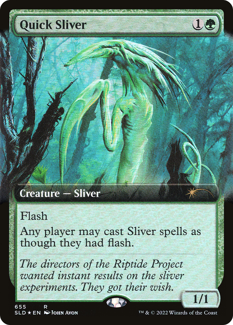 Quick Sliver (Extended Art) [Secret Lair Drop Promos] | Local Legends