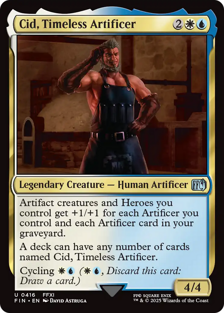 Cid, Timeless Artificer (0416) [FINAL FANTASY] | Local Legends