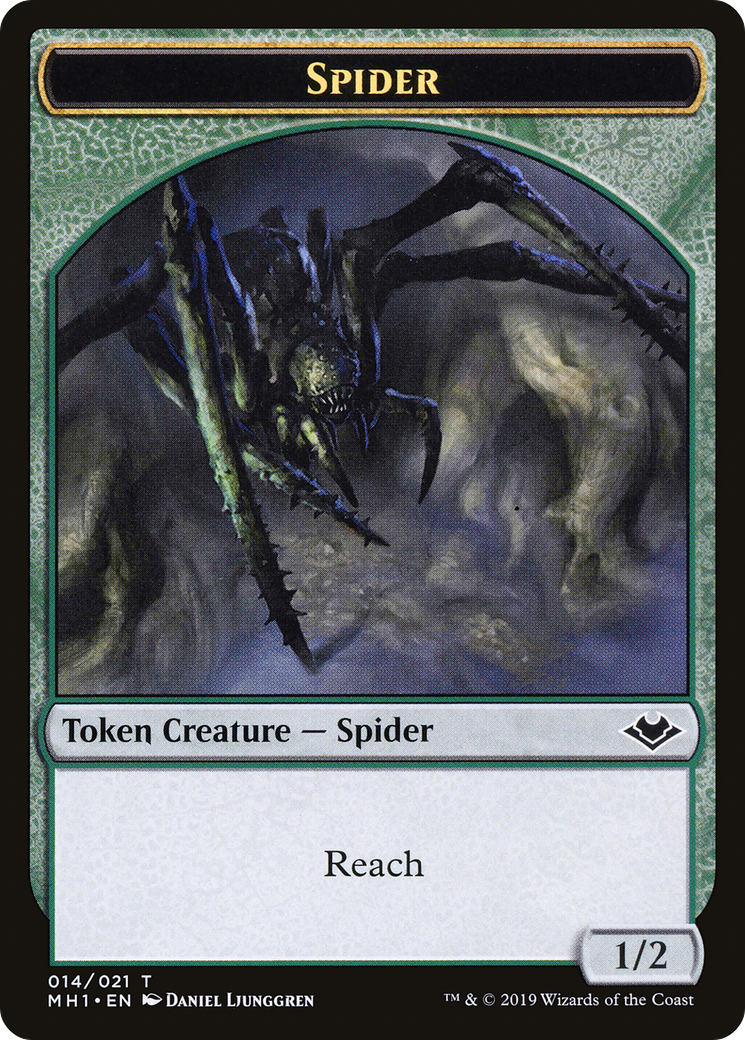 Shapeshifter // Spider Double-Sided Token [Modern Horizons Tokens] | Golgari Games