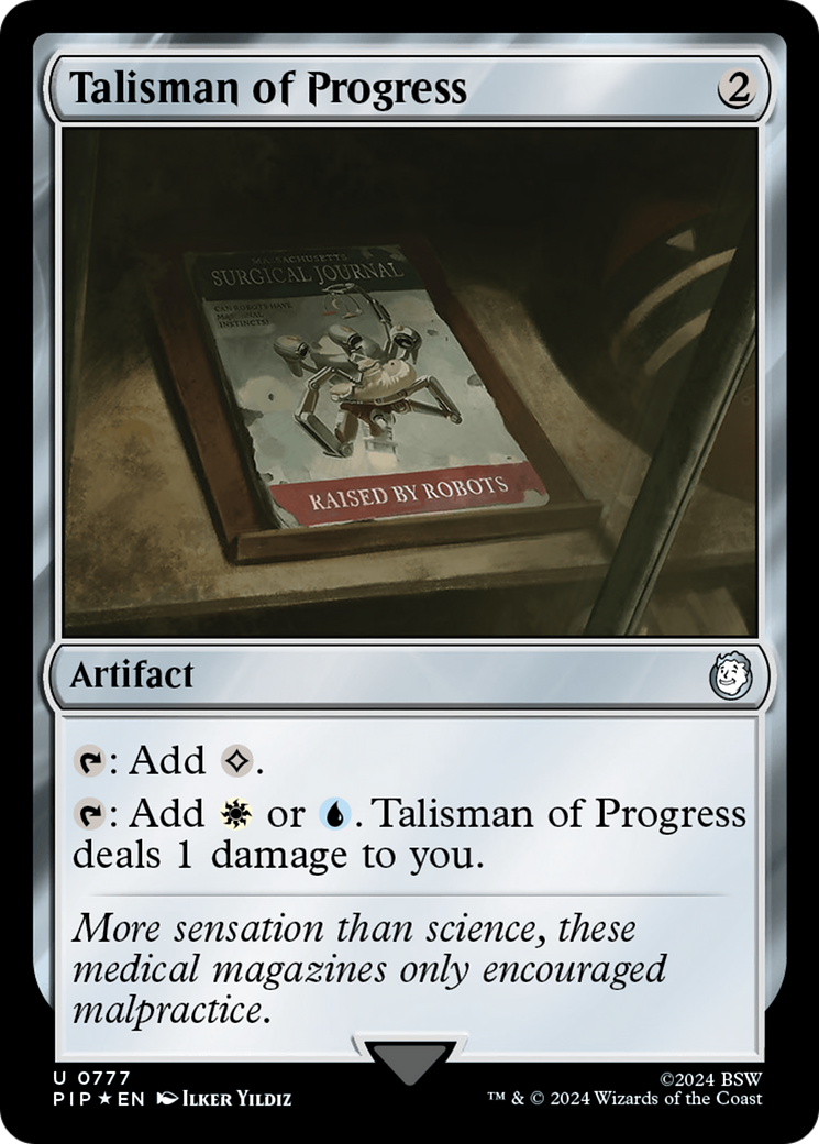 Talisman of Progress (Surge Foil) [Fallout] | Local Legends
