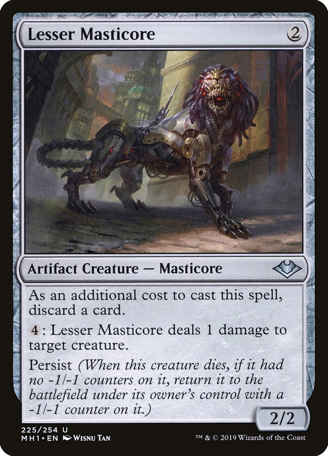 Lesser Masticore [Modern Horizons] | Golgari Games