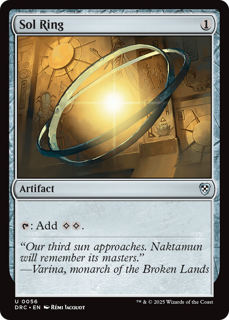 Sol Ring (0056) [Aetherdrift Commander] | Local Legends