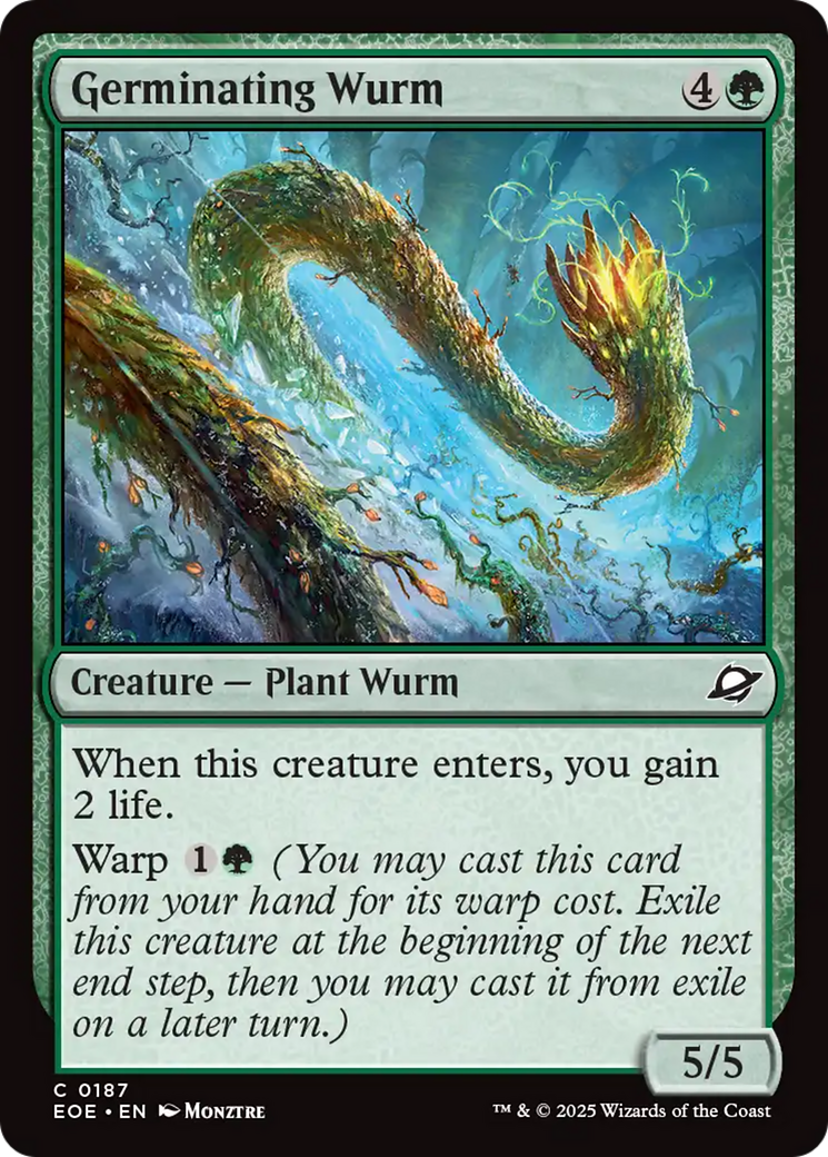 Germinating Wurm [Edge of Eternities] | Local Legends
