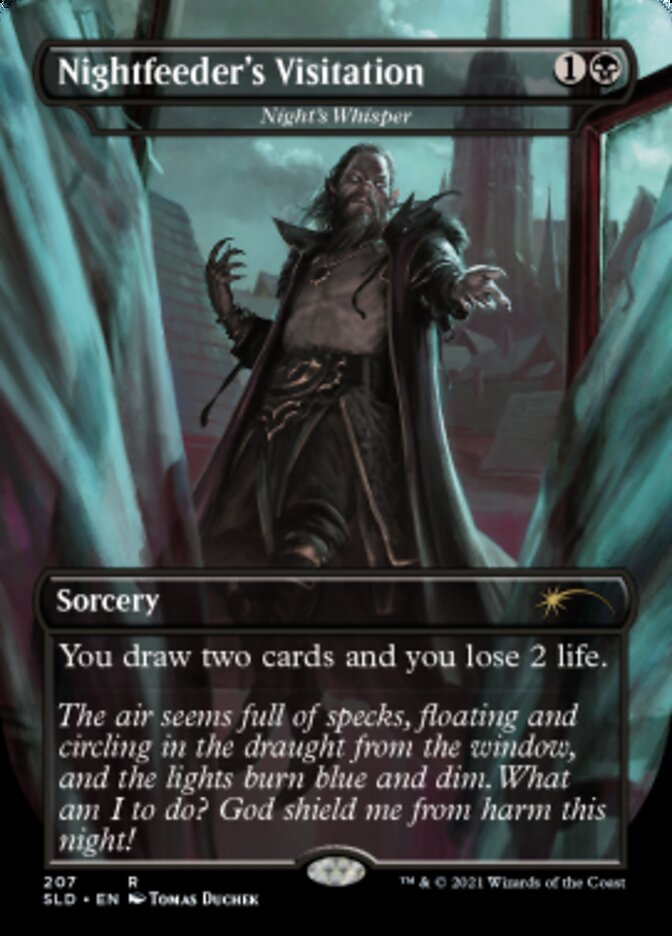 Night's Whisper - Nightfeeder's Visitation [Secret Lair Drop Series] | Local Legends