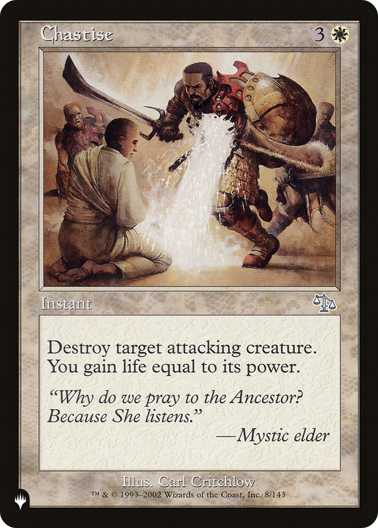 Chastise [The List] | Local Legends