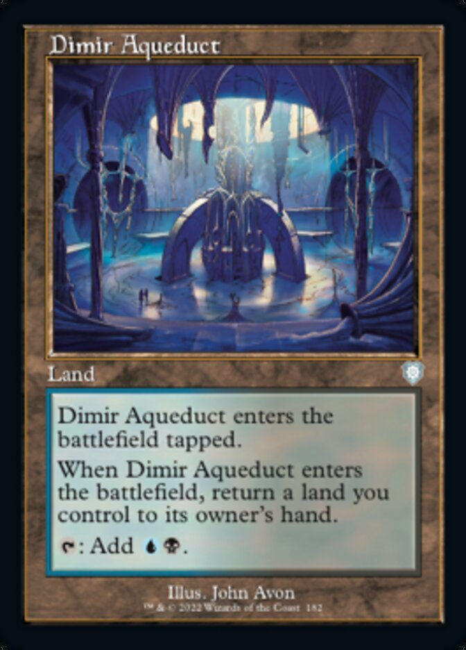 Dimir Aqueduct (Retro) [The Brothers' War Commander] | Local Legends