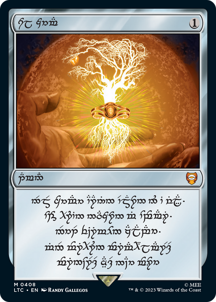 Sol Ring (408) (Elven Serialized) [The Lord of the Rings: Tales of Middle-Earth Commander] | Local Legends