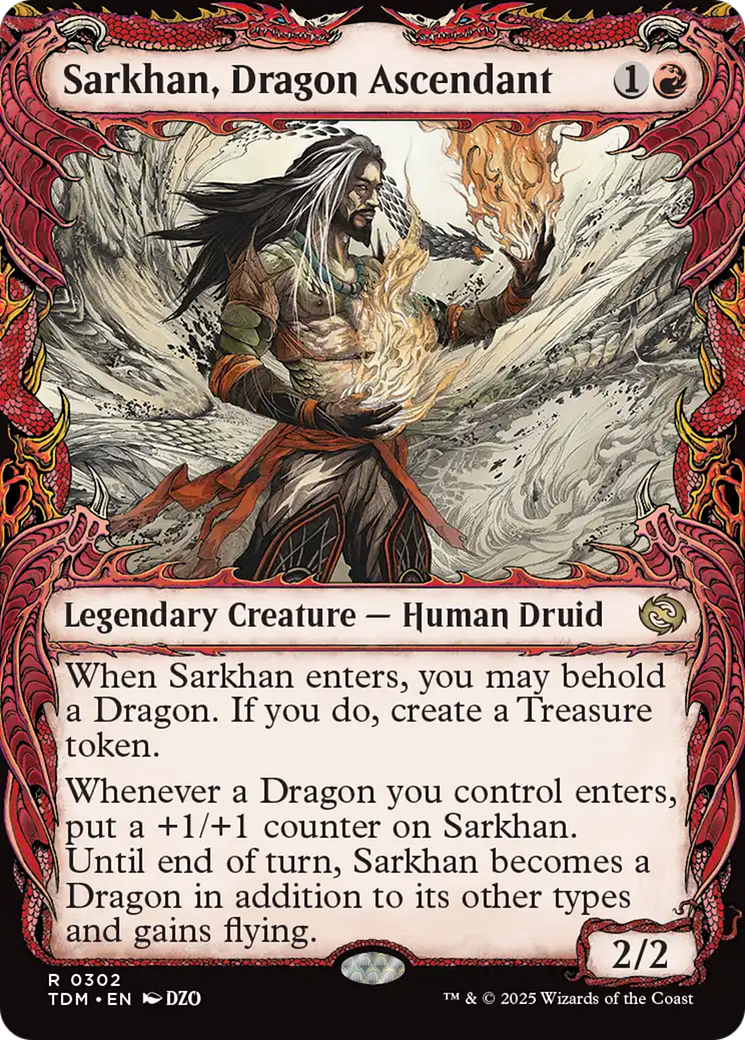 Sarkhan, Dragon Ascendant (0302) (Showcase) [Tarkir: Dragonstorm] | Local Legends