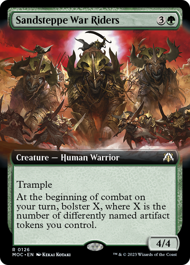 Sandsteppe War Riders (Extended Art) [March of the Machine Commander] | Local Legends