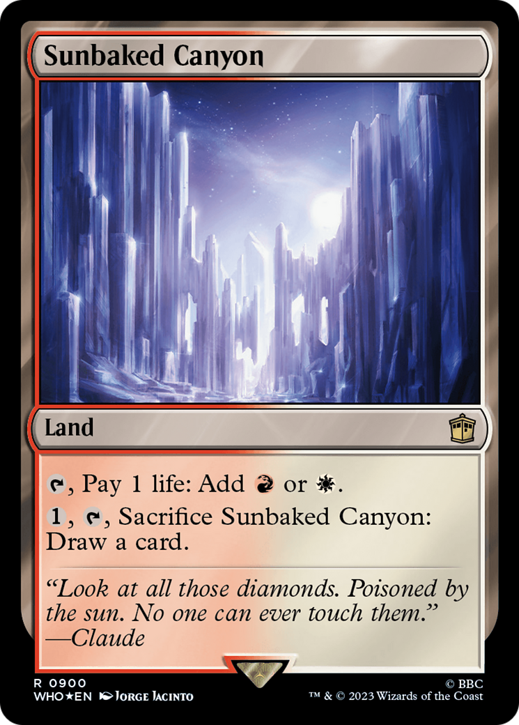 Sunbaked Canyon (Surge Foil) [Doctor Who] | Local Legends