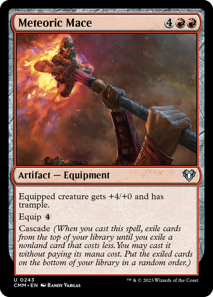 Meteoric Mace [Commander Masters] | Local Legends
