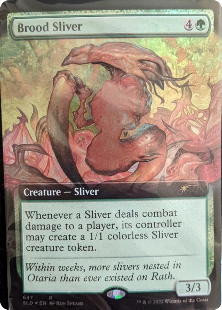 Brood Sliver (Extended Art) [Secret Lair Drop Promos] | Local Legends