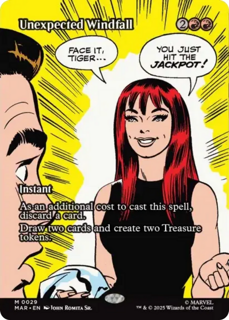 Unexpected Windfall (Borderless) [Marvel Universe: Eternal-Legal] | Local Legends