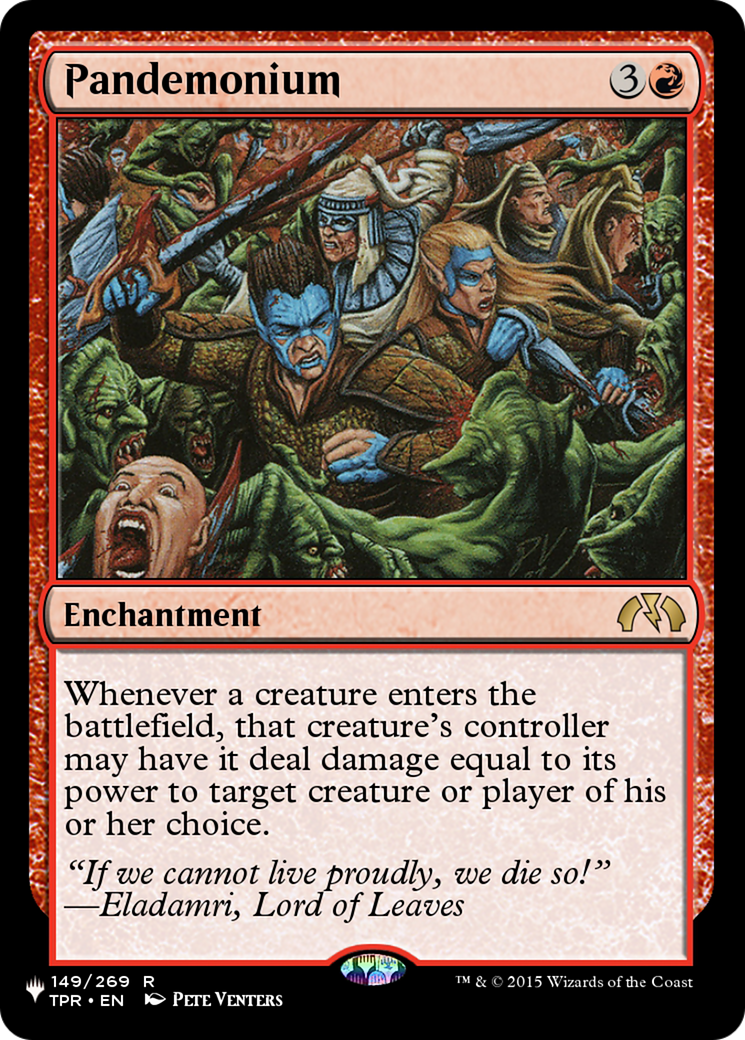 Pandemonium (TPR) [The List] | Local Legends