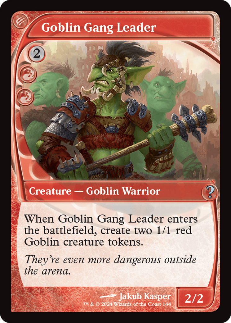 Goblin Gang Leader (Future Sight) [Mystery Booster 2] | Local Legends