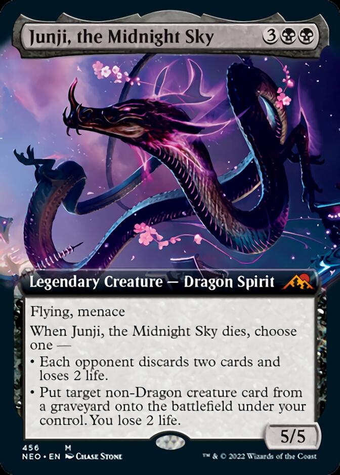 Junji, the Midnight Sky (Extended Art) [Kamigawa: Neon Dynasty] | Local Legends