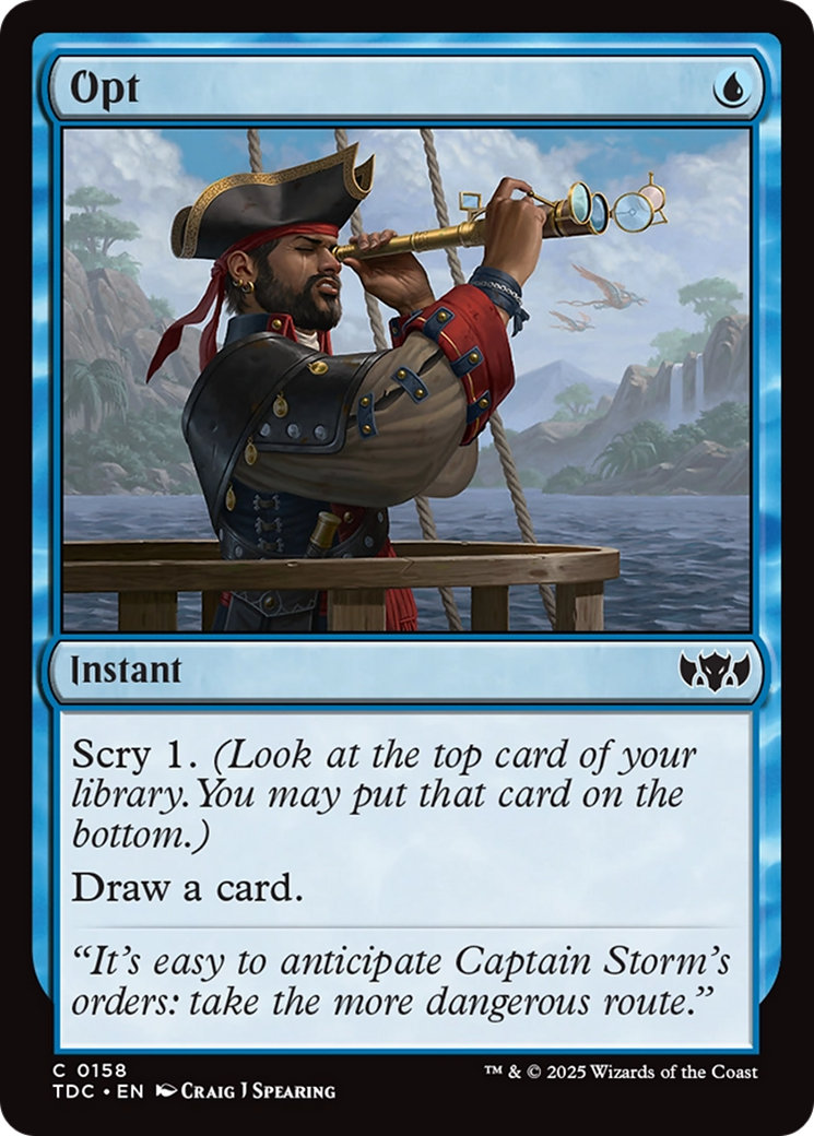 Opt [Tarkir: Dragonstorm Commander] | Local Legends