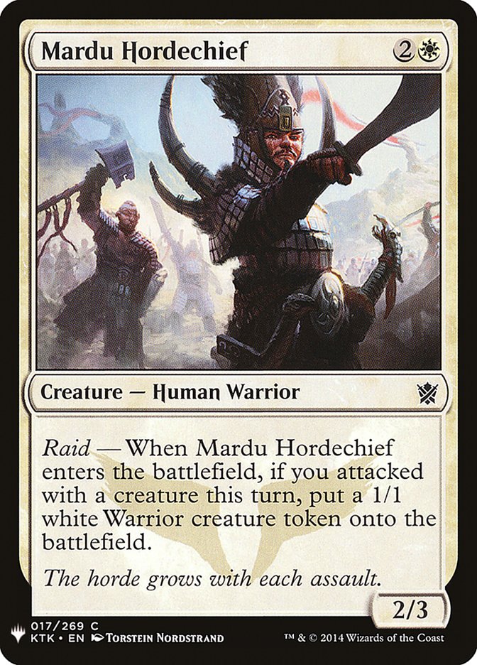 Mardu Hordechief [Mystery Booster] | Golgari Games