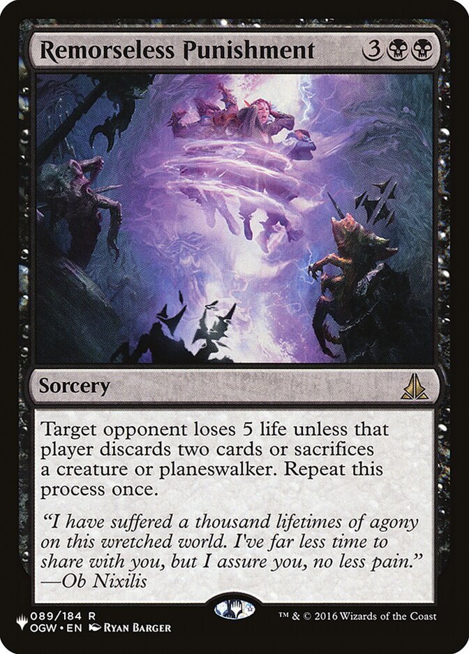 Remorseless Punishment [The List] | Local Legends