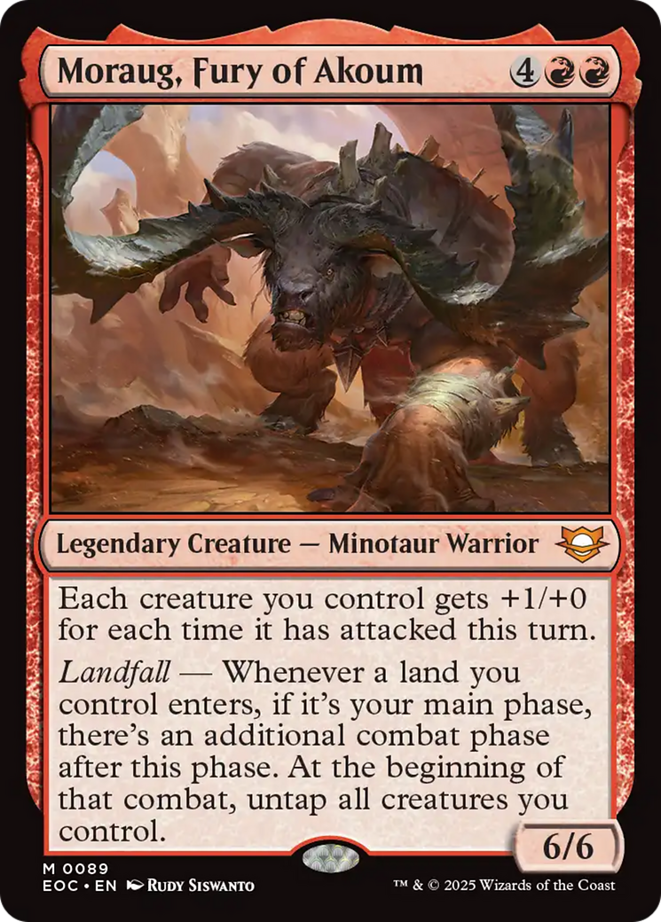 Moraug, Fury of Akoum [Edge of Eternities Commander] | Local Legends