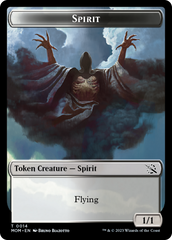 Knight (7) // Spirit (14) Double-Sided Token [March of the Machine Commander Tokens] | Local Legends