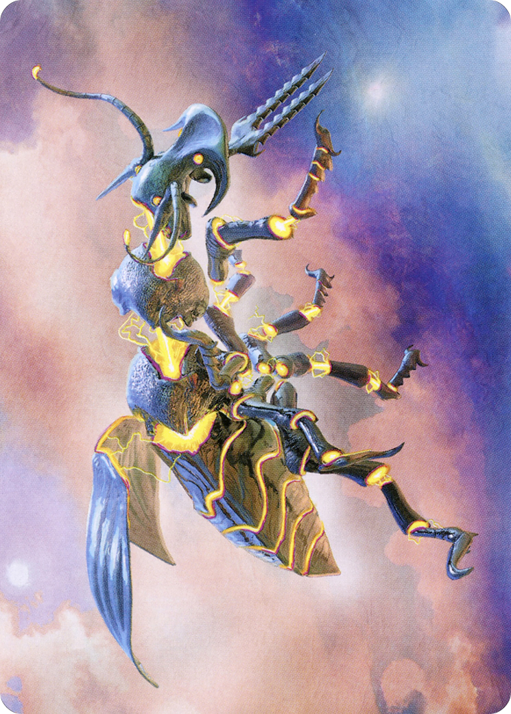 Zabaz, the Glimmerwasp Art Card [Modern Horizons 2 Art Series] | Local Legends