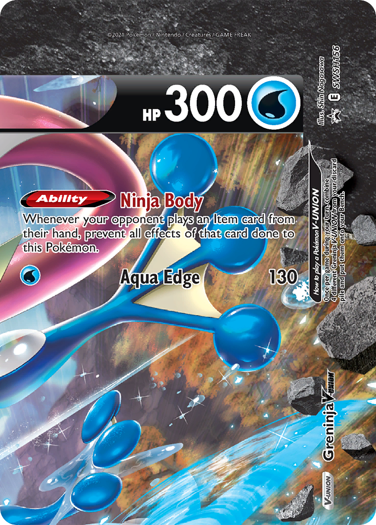 Greninja V-Union (SWSH156) [Sword & Shield: Black Star Promos] | Local Legends