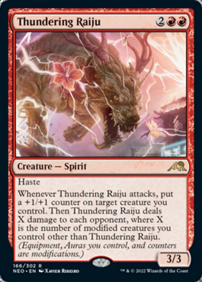 Thundering Raiju [Kamigawa: Neon Dynasty] | Golgari Games