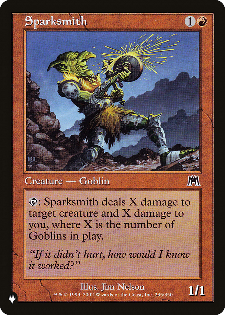 Sparksmith [The List] | Local Legends