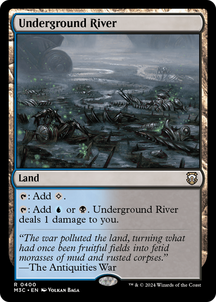 Underground River (Ripple Foil) [Modern Horizons 3 Commander] | Golgari Games