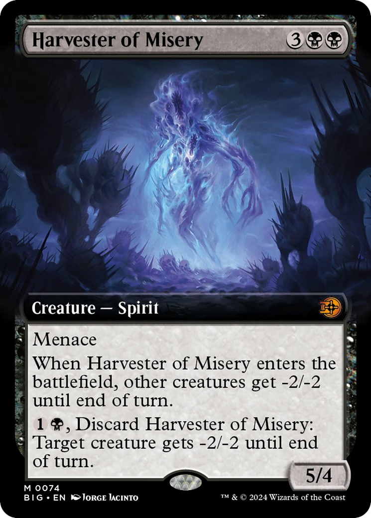 Harvester of Misery (Extended Art) [Outlaws of Thunder Junction: The Big Score] | Local Legends