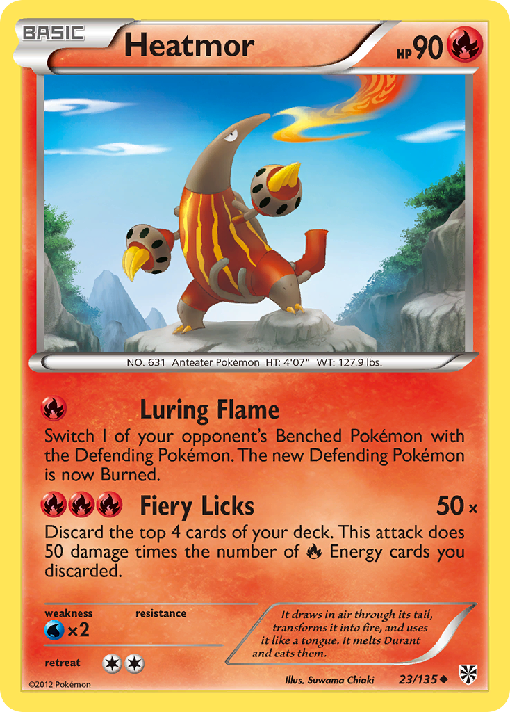 Heatmor (23/135) [Black & White: Plasma Storm] | Local Legends