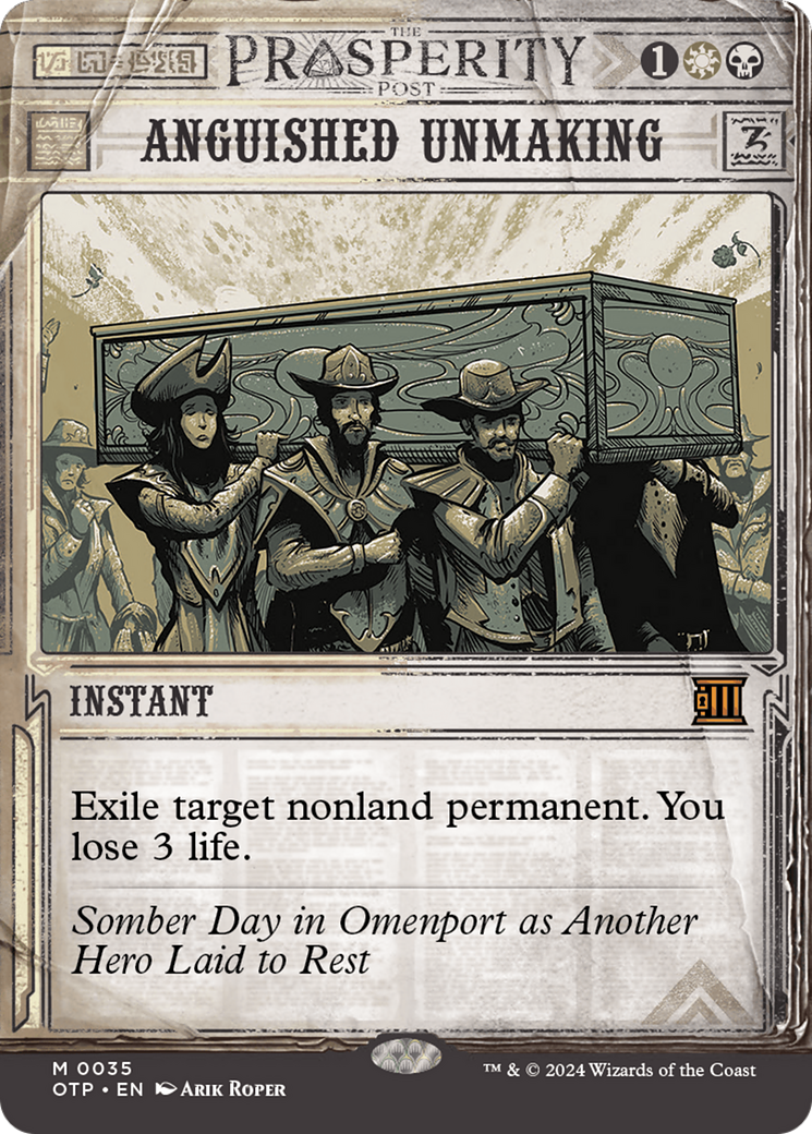 Anguished Unmaking [Outlaws of Thunder Junction: Breaking News] | Local Legends