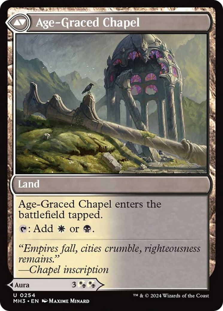 Glasswing Grace // Age-Graced Chapel [Modern Horizons 3] | Golgari Games