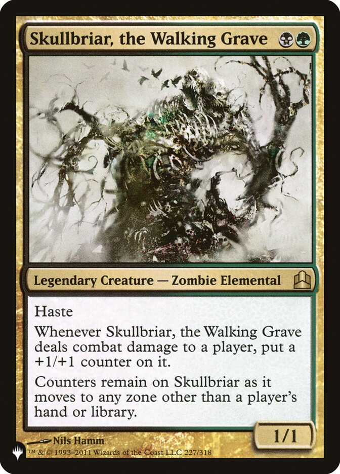 Skullbriar, the Walking Grave [The List] | Golgari Games