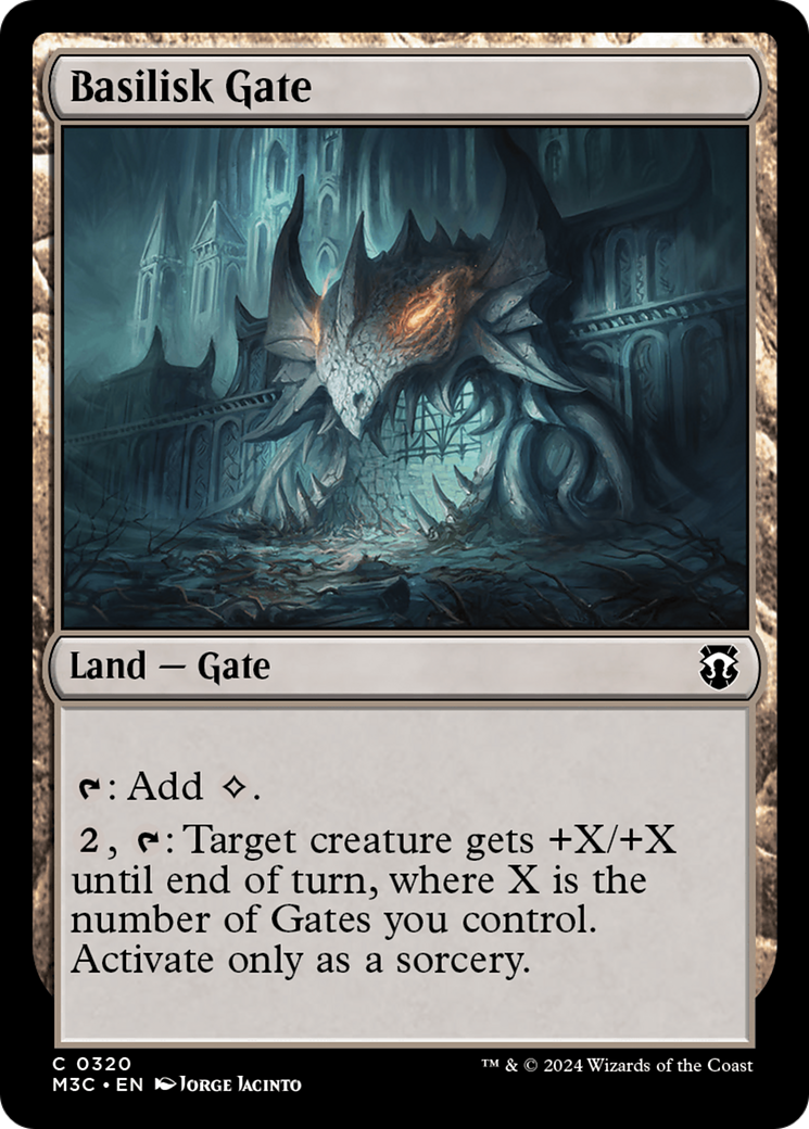 Basilisk Gate (Ripple Foil) [Modern Horizons 3 Commander] | Local Legends