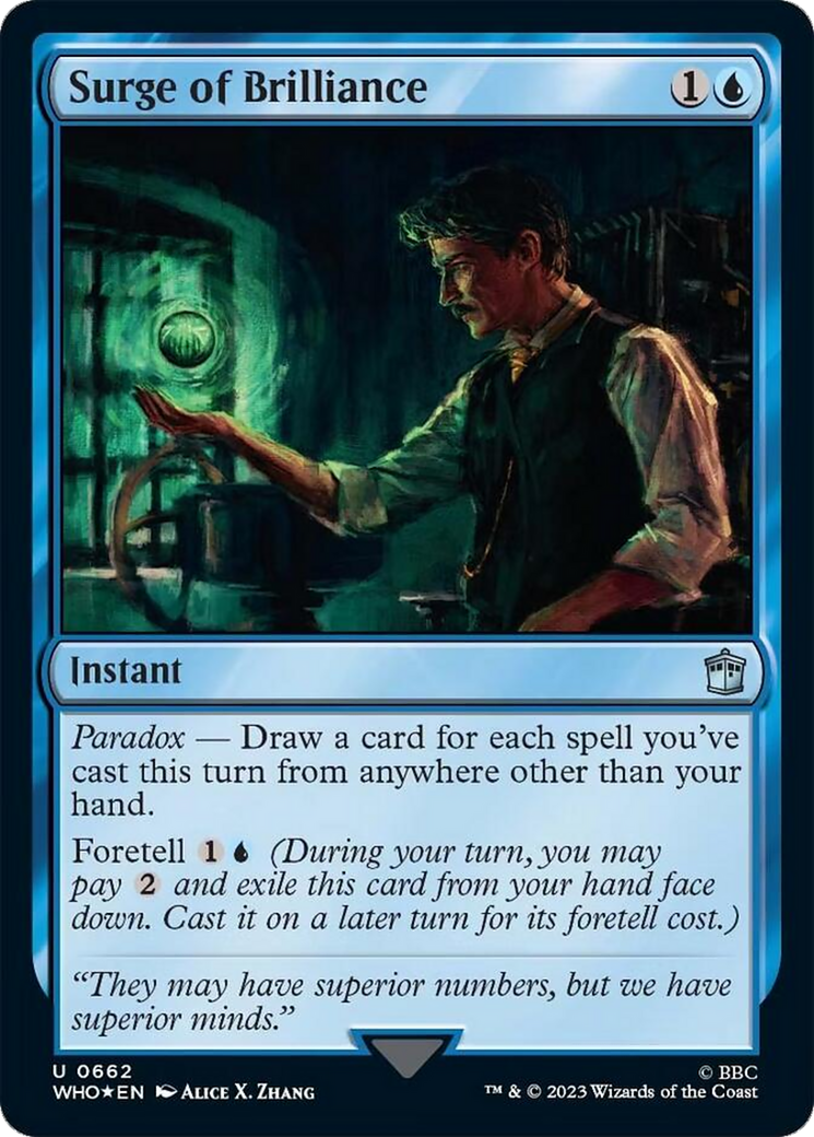 Surge of Brilliance (Surge Foil) [Doctor Who] | Local Legends