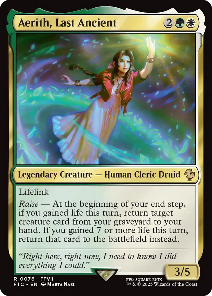 Aerith, Last Ancient [FINAL FANTASY Commander] | Local Legends