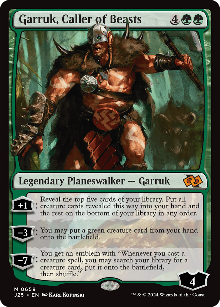 Garruk, Caller of Beasts [Foundations Jumpstart] | Local Legends