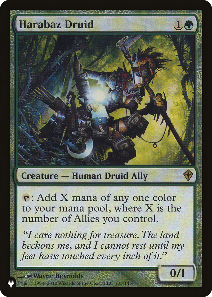 Harabaz Druid (WWK) [The List] | Local Legends