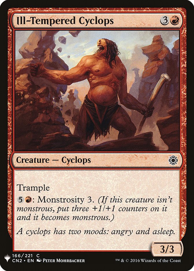 Ill-Tempered Cyclops [Mystery Booster] | Local Legends