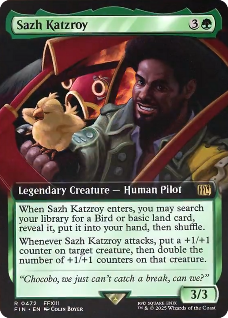 Sazh Katzroy (Extended Art) [FINAL FANTASY] | Local Legends
