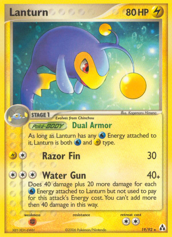 Lanturn (19/92) [EX: Legend Maker] | Local Legends