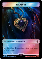 Alien Rhino // Treasure (0061) Double-Sided Token (Surge Foil) [Doctor Who Tokens] | Local Legends