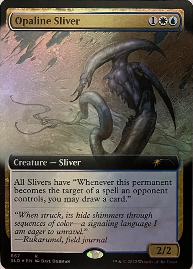 Opaline Sliver (Extended Art) [Secret Lair Drop Promos] | Local Legends