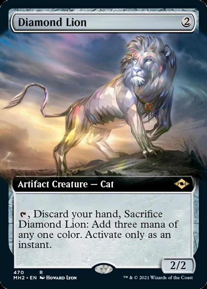 Diamond Lion (Extended Art) [Modern Horizons 2] | Golgari Games