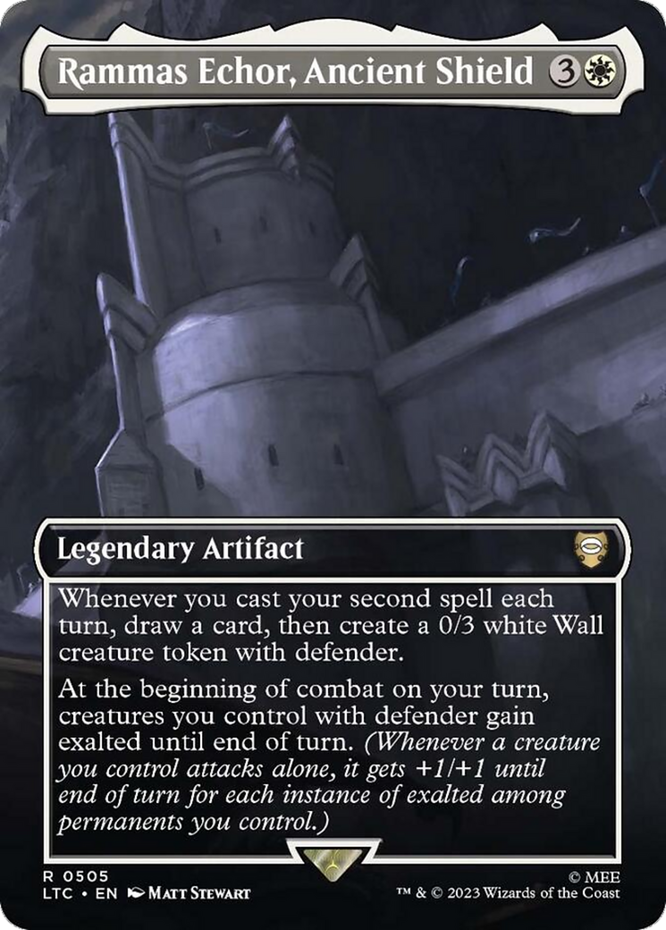 Rammas Echor, Ancient Shield (Borderless) [The Lord of the Rings: Tales of Middle-Earth Commander] | Local Legends
