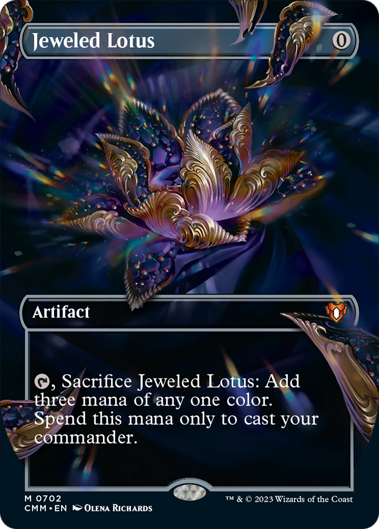 Jeweled Lotus (Borderless Frame Break) [Commander Masters] | Local Legends
