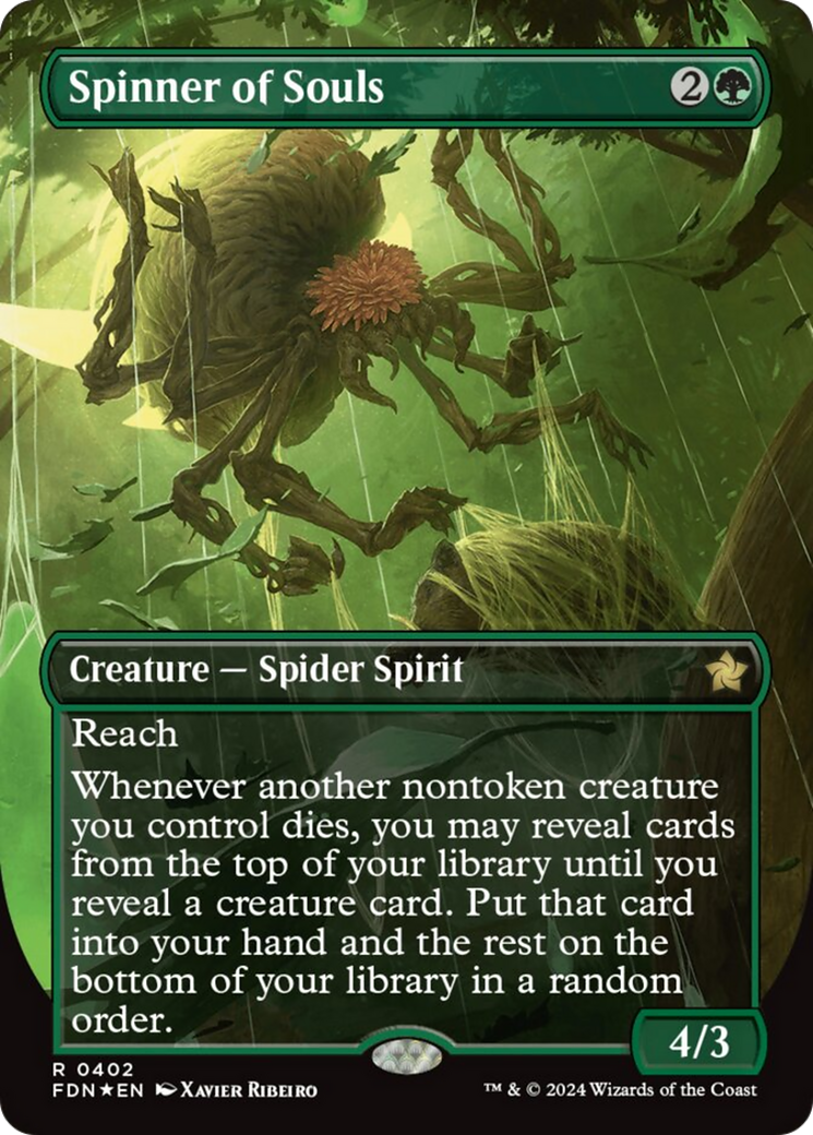 Spinner of Souls (Borderless) (Mana Foil) [Foundations] | Local Legends