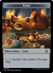 Mercenary // Food (0005) Double-Sided Token [Outlaws of Thunder Junction Tokens] | Local Legends